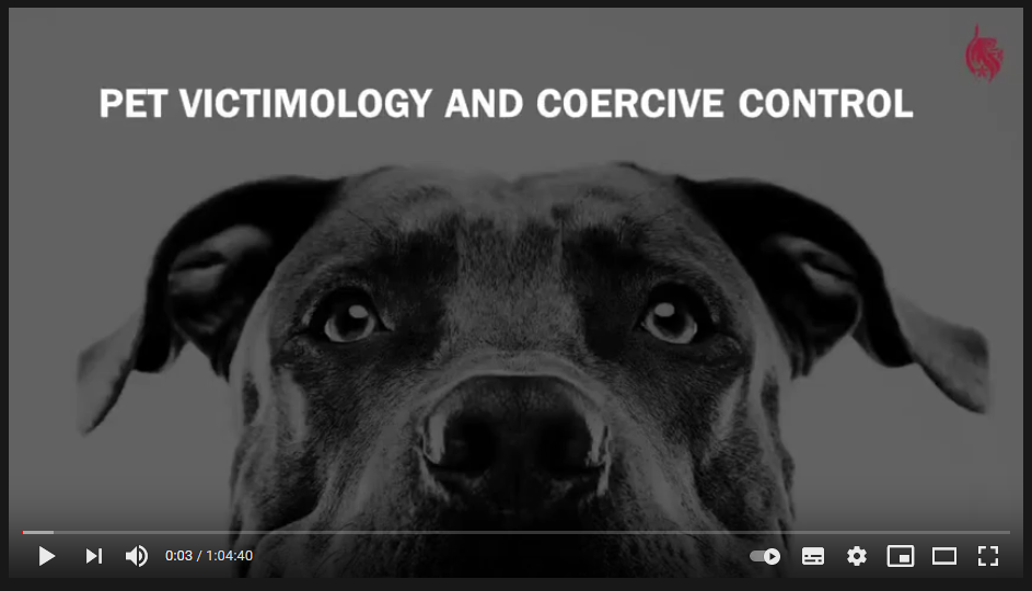 Pet Victimology and Coercive Control