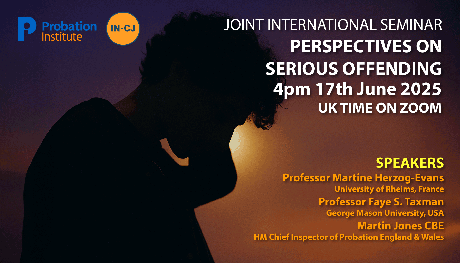 Webinar – Perspectives on Serious Offending 4pm 17th June 2025