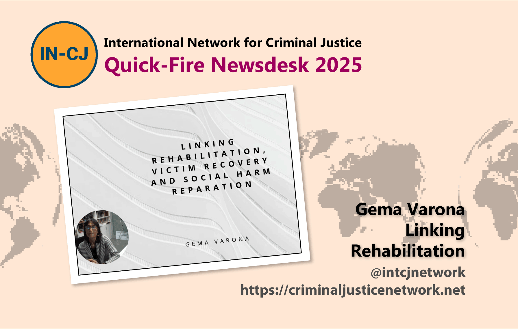 IN-CJ Newsdesk 2025 – Gemma Verona ‘Linking Rehabilitation’