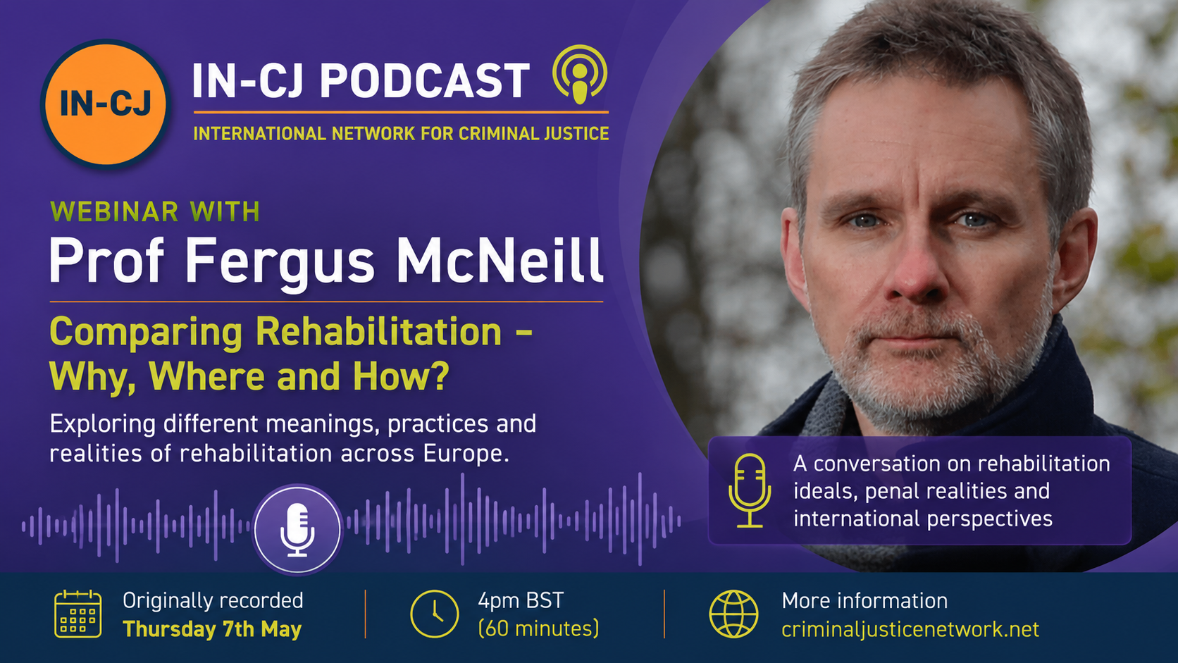 Fergus McNeill Comparing Rehabilitation – Why, Where, And How?